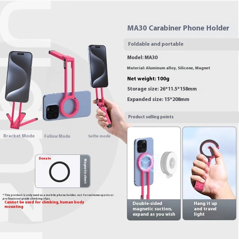 ClipGrip™ – Carabiner Phone Holder