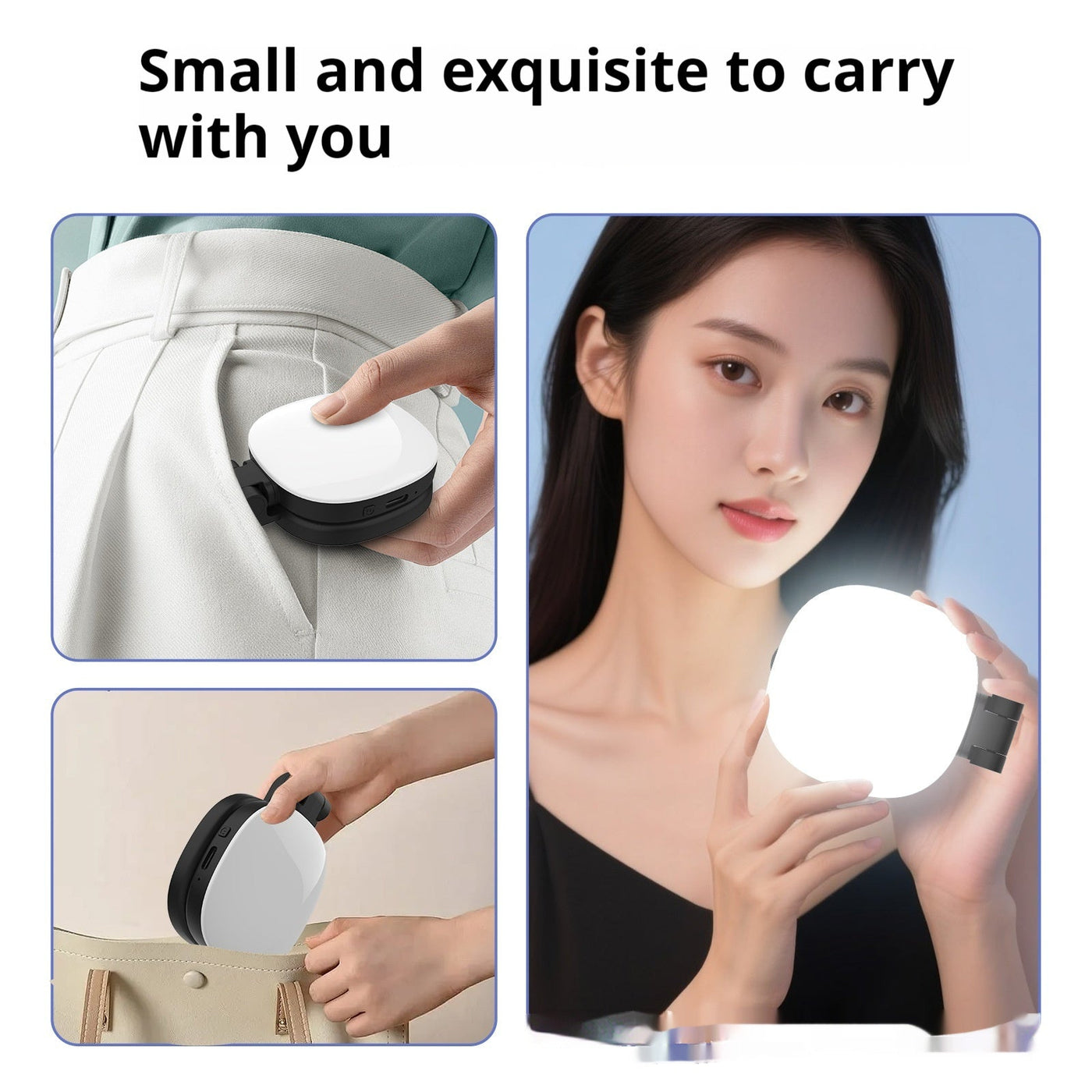 GlowMate™ – Portable Mirror Light - Hold Her Gear